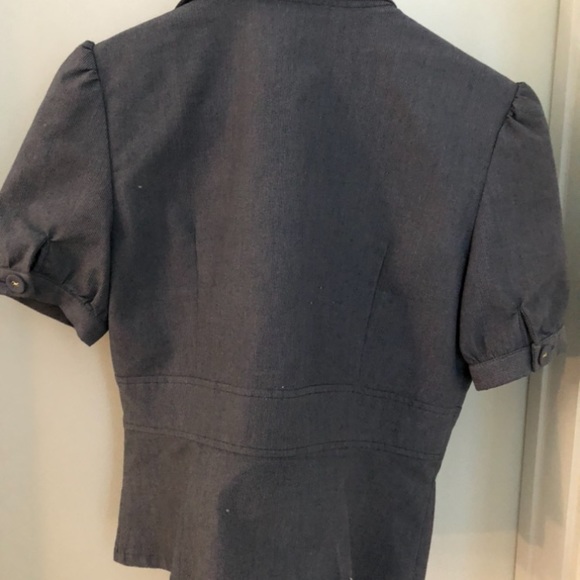 Blue Short Sleeve Blazer Victoria’s Secret - Picture 7 of 8